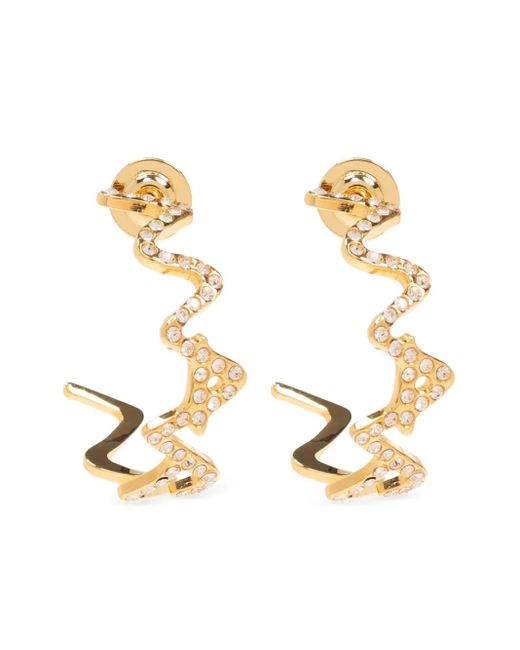 Marni Metallic Ohrringe Mit Strassverzierung