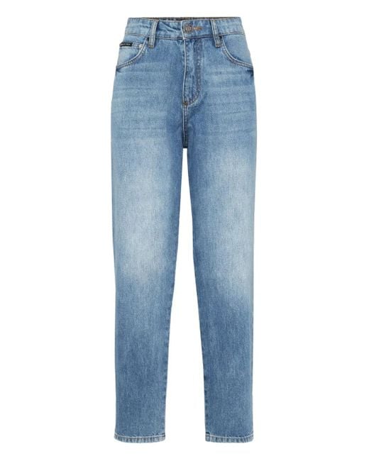 Philipp Plein Bambi エンブロイダリージーンズ Blue