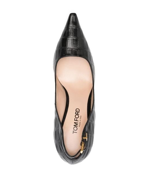 Zapatos Angelina con tacón de 105 mm Tom Ford de color Black