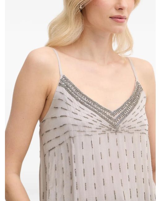 INTROPIA Gray Haut Gabriela À Perles
