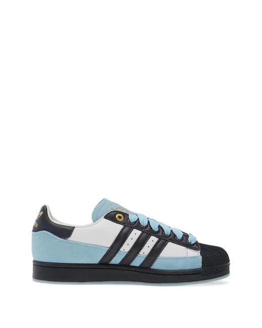 Adidas Blue Superstar Ii Sneakers