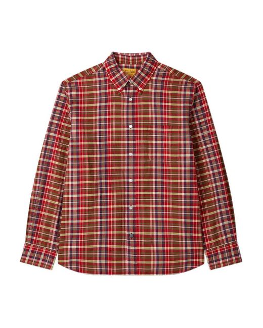 Camisa con motivo Check MAN ON THE BOON. de hombre de color Red