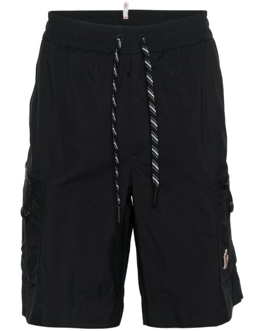 3 MONCLER GRENOBLE Sport-Shorts aus Ripstop in Black für Herren