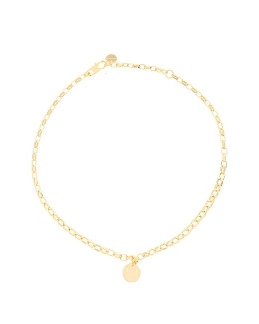 DSquared² White Chain Pendant Necklace