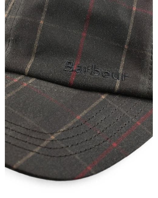 Barbour Baseballkappe Mit Schottenkaro in Gray für Herren