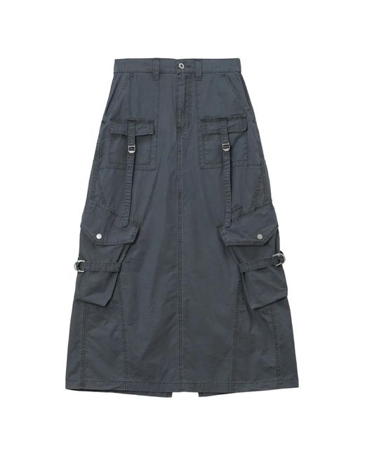 Musium Div. Gray Cargo Skirt