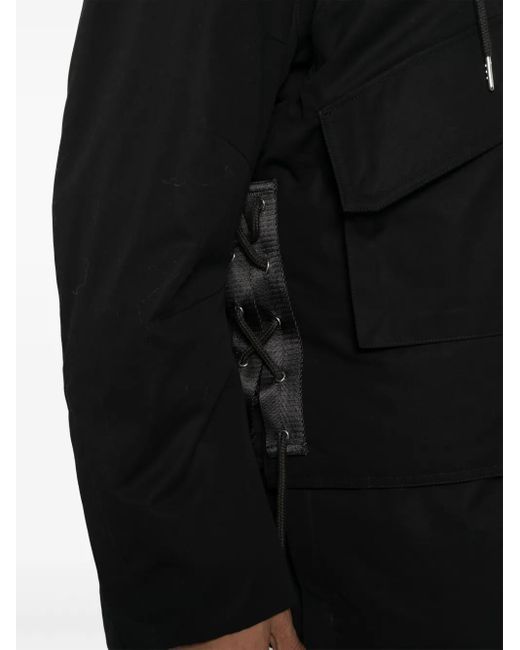Helmut Lang Black Arctic Double Puffer Jacket for men