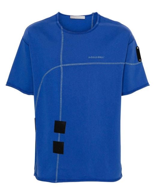 A_COLD_WALL* Blue Intersect Cotton T-shirt for men