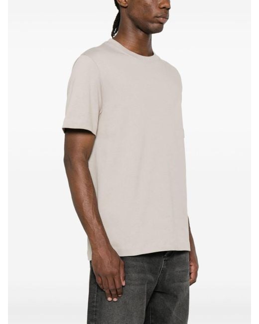Helmut Lang White Logo-print Cotton T-shirt
