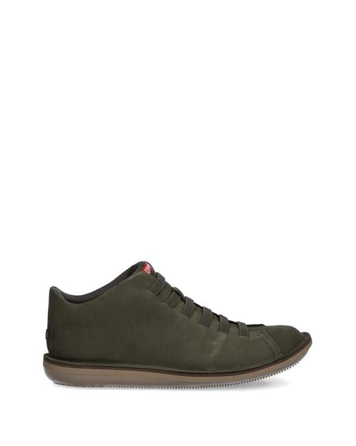 Camper Green Beetle Lace-Up Sneakers for men