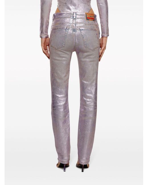 DIESEL Straight Jeans in het Gray