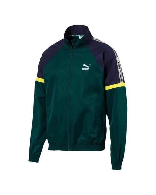 PUMA Green Zip-Fastening Sweatshirt for men