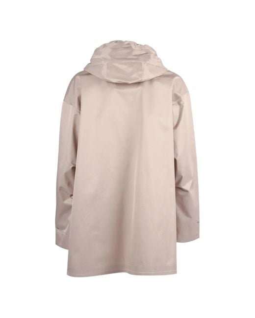 DUNO Natural Kayle Hooded Button-Cuff Jacket