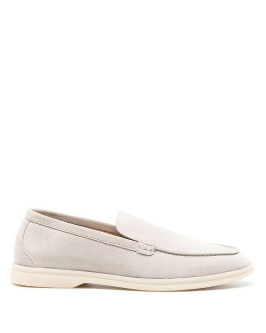 Scarosso Natural Ludovica Suede Loafers