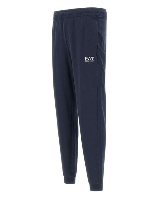 EA7 Blue Core Identity Track Pants for men
