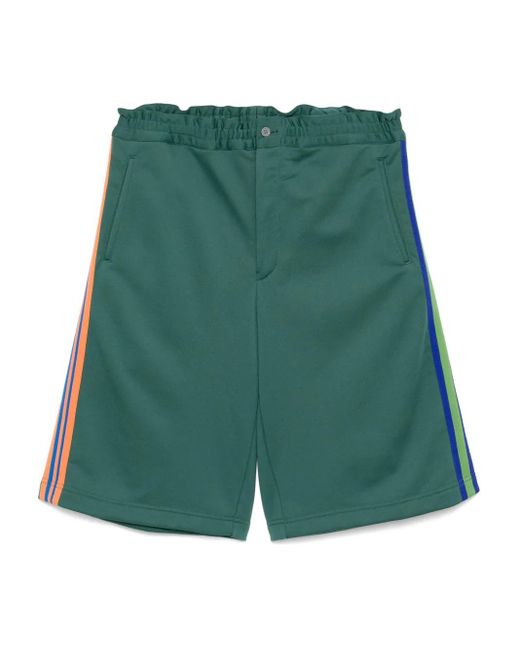 メンズ Comme des Garçons ストライプ ショートパンツ Green