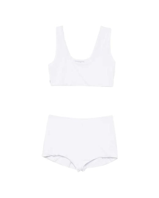 Jijil White Lot De Culottes À Étiquette Logo