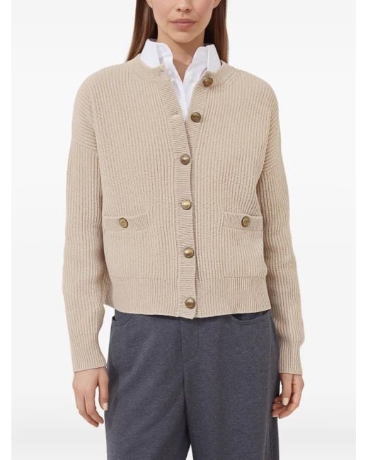 Brunello Cucinelli Natural Wool Blend Cardigan