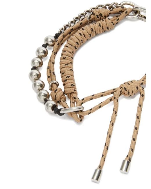 Ermanno Scervino Metallic Multi-Strand Charm