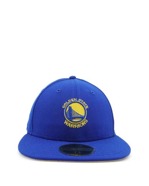 KTZ Blue 59Fifty Golden State Warriors Baseball Cap for men