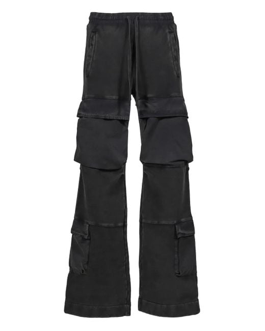 Entire studios Black Cargohose Mit Weitem Bein