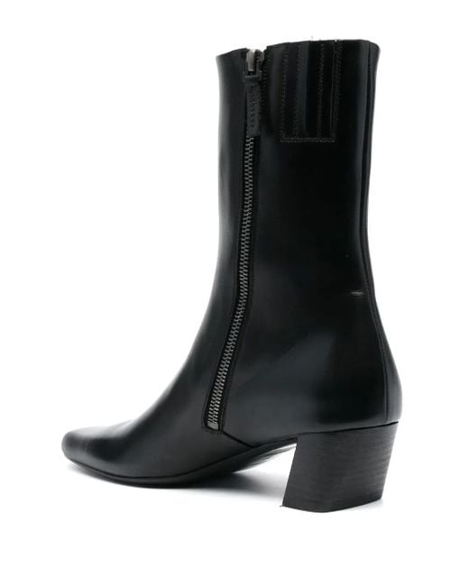 Marsèll Black Square-Toe Boots