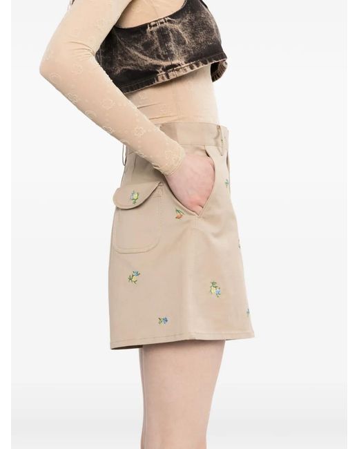 JNBY Natural Floral-Embroidered Shorts