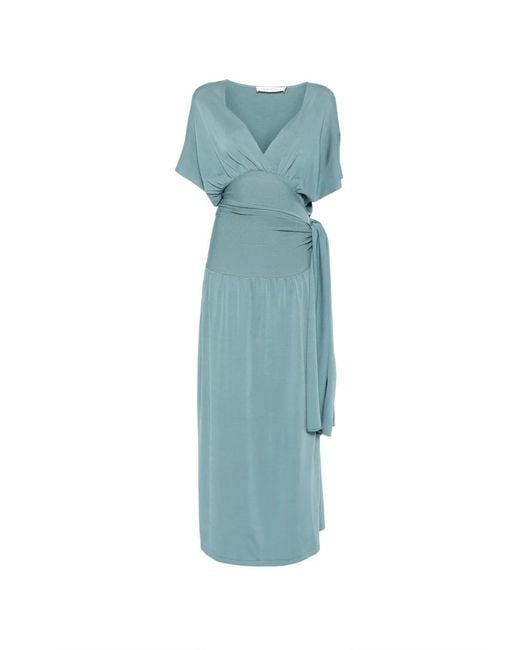 AYA MUSE Women's Blue Aurora Cut-Out Maxi Dress - www.jkreigsman.com