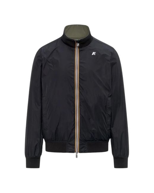 K-Way Blue Arsene Reversible Jacket for men