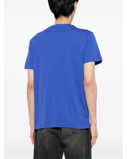 Versace T-Shirt mit Logo in Blue für Herren