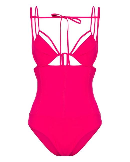Nensi Dojaka Pink Mika Swimsuit