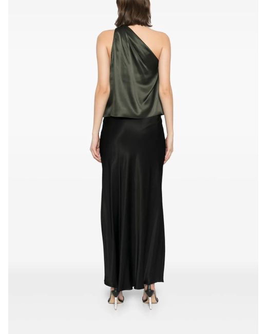 Haut Asymétrique À Dos Nu Michelle Mason en coloris Green