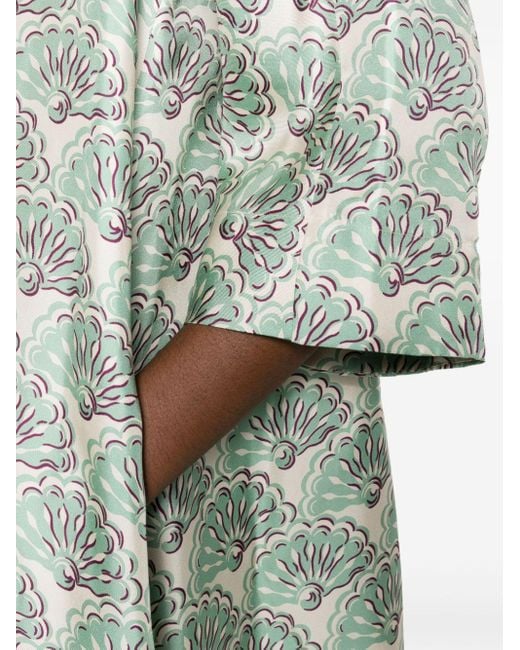 Robe longue Muumuu à imprimé Fans LaDoubleJ en coloris Green