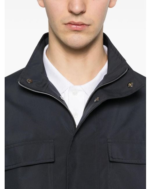 Giacca Con Tasche di Herno in Blue da Uomo