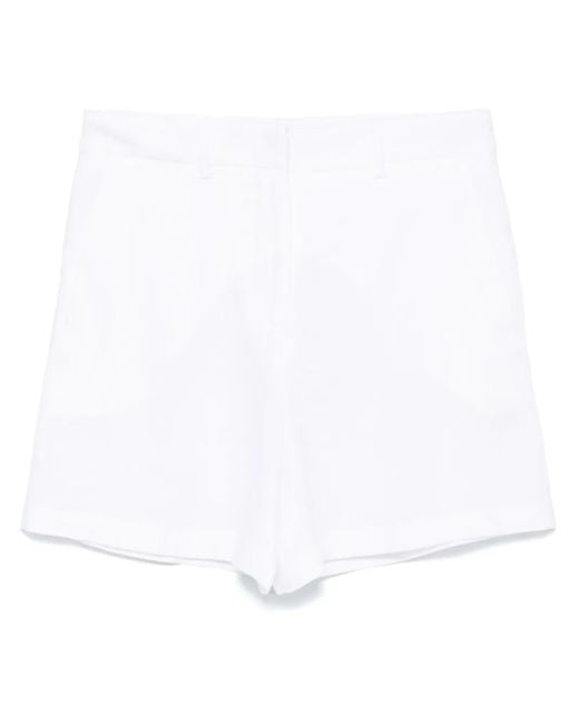 Blanca Vita Linnen Shorts in het White