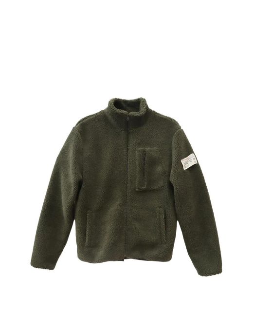 HTC Green Outdoor Teddy Duck-Down Jacket for men