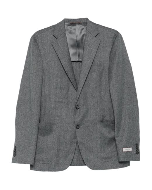 Blazer A Due Bottoni di Canali in Gray da Uomo
