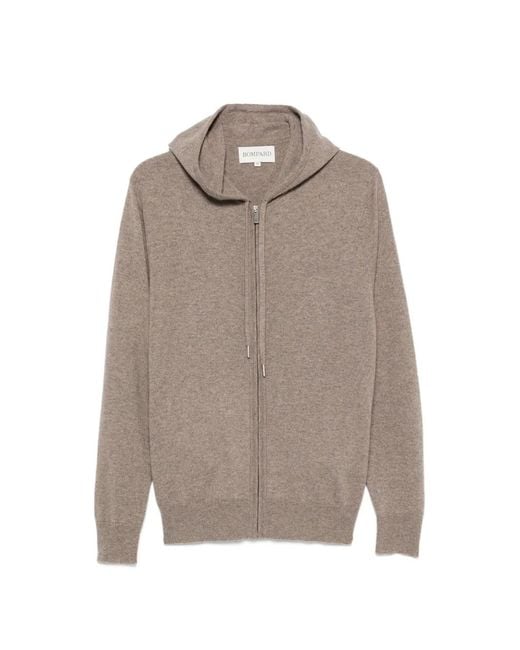 Bompard Natural Zip-Up Hoodie for men