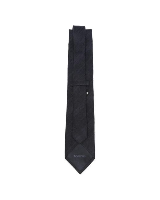 Tom Ford Blue Striped Tie for men