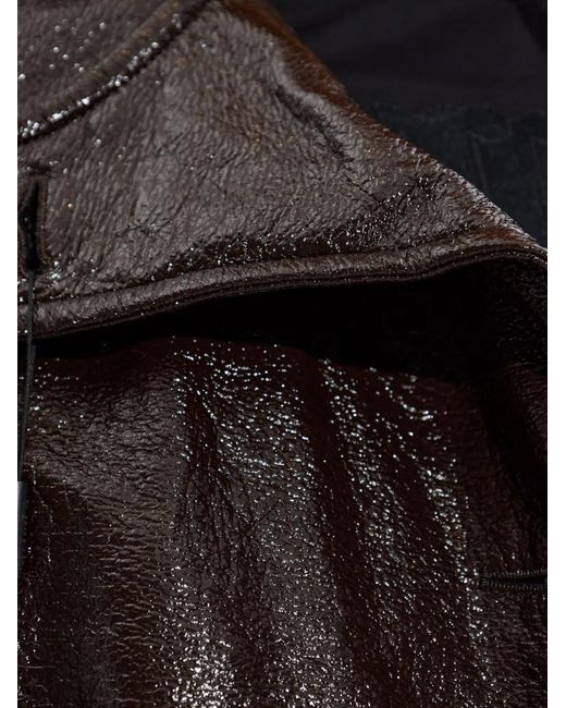 Sportmax Black "Beta1234" Patent Jacket