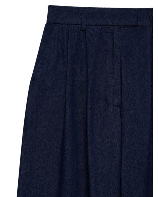 Anine Bing Blue Pantalon Lou