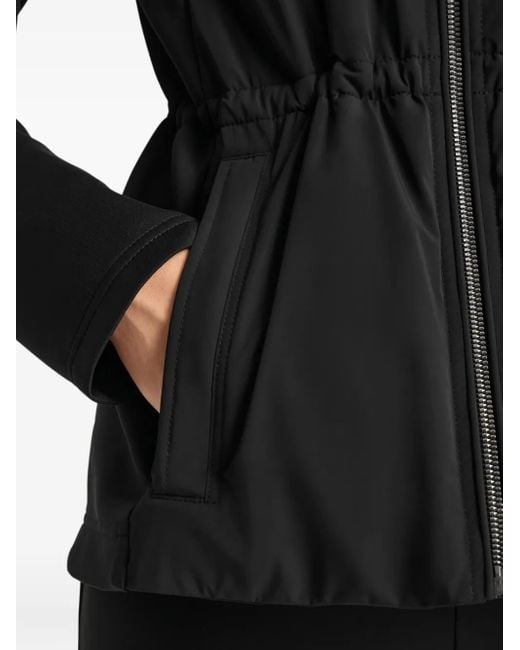 Fusalp Black Quilted-Panel Jacket