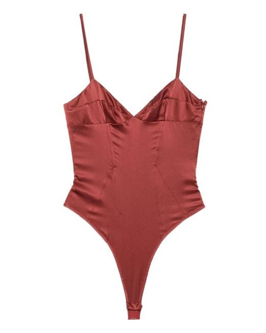 Kiki de Montparnasse Red Tous Les Jours Bodysuit