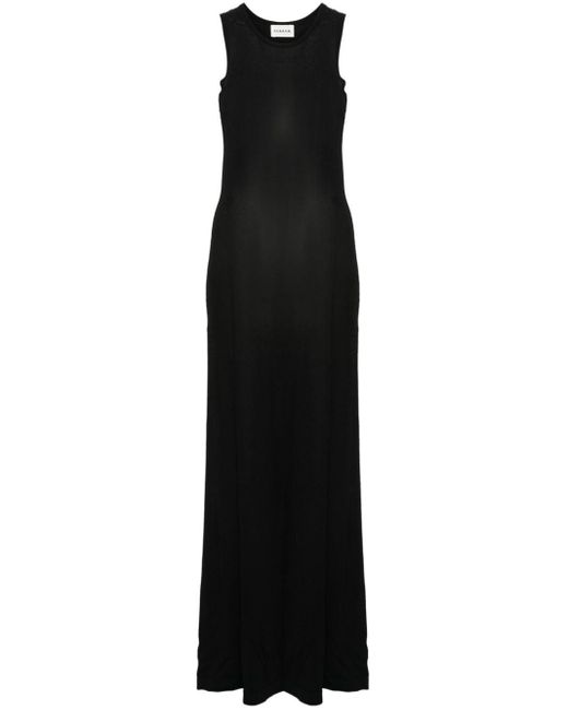 P.A.R.O.S.H. Black Sleeveless Long Dress