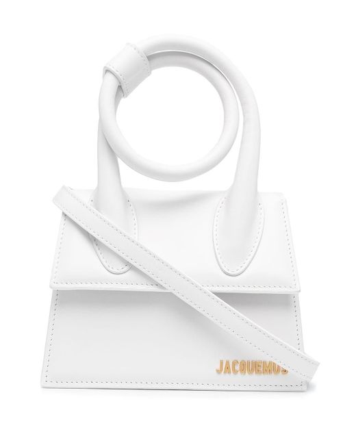 Jacquemus Le Chiquito Noeud ハンドバッグ White