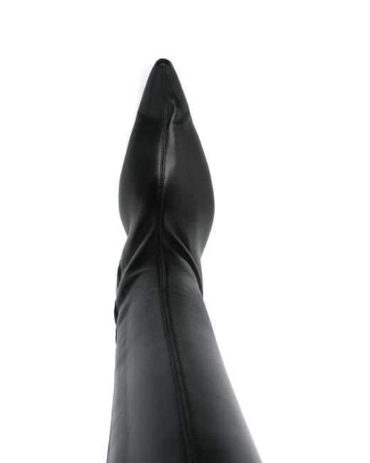 Balenciaga Black 110Mm Alaska Over-The-Knee Boots