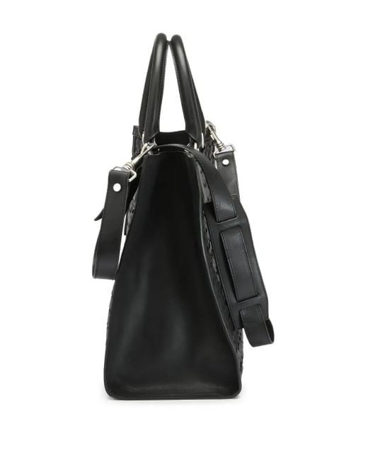 Officine Creative Black Armor 012 Tote Bag for men