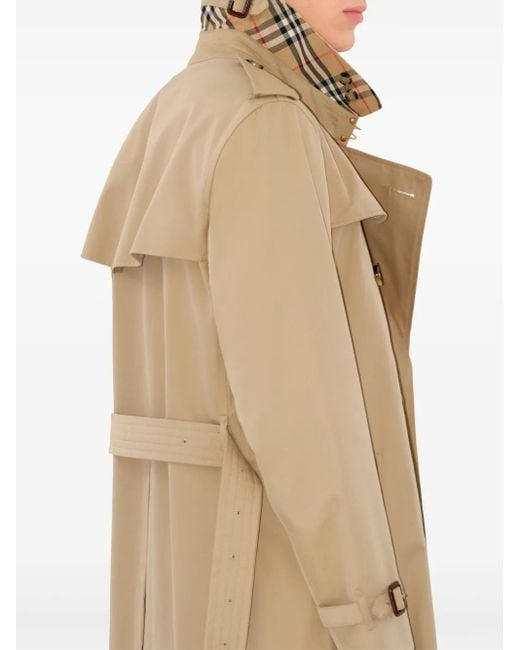 Burberry Natural Kensington Heritage Belted Trench Coat for men