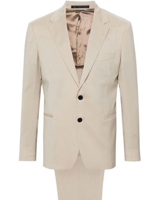 Low Brand White Single-breasted Virgin Wool Suit for men