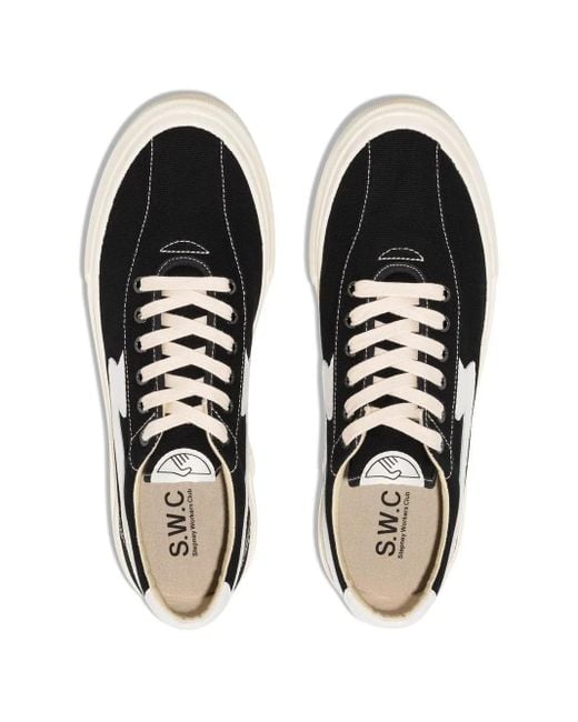 Stepney Workers Club Dellow S-Strike Low-Top Sneakers in het White voor heren